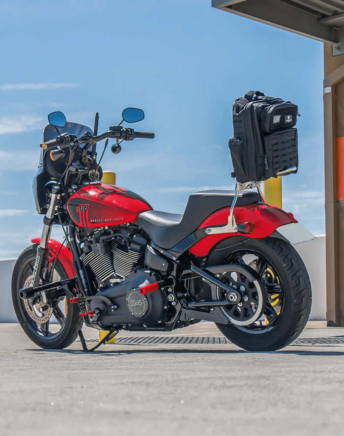 30L - Tactical Large Triumph Motorcycle Backpack Vertical Lifestyle