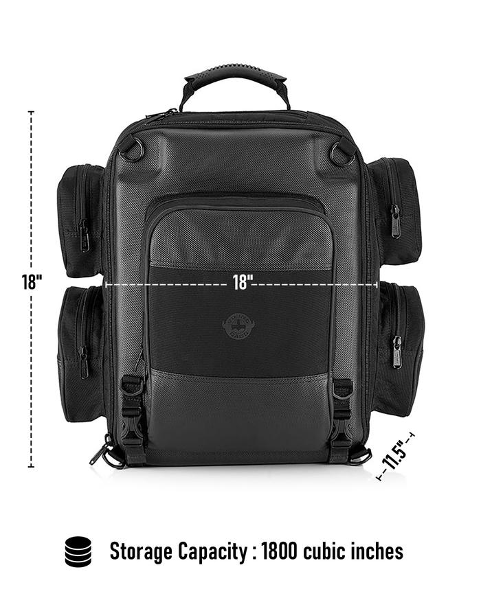 30L - Voyage Large Triumph Motorcycle Backpack Storage Capacity
