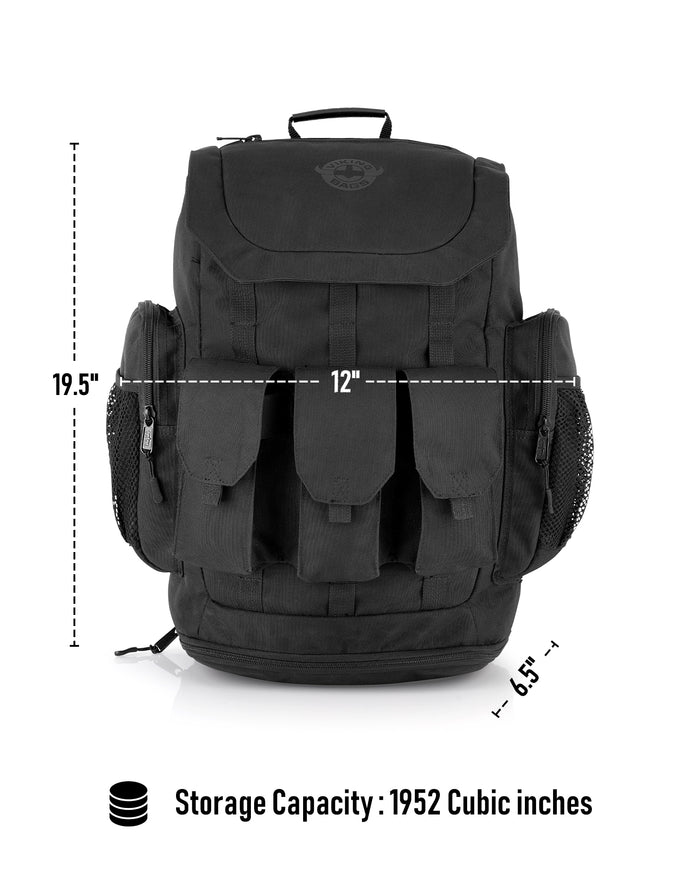 32L - Trident Large Motorcycle Backpack Storage Capacity