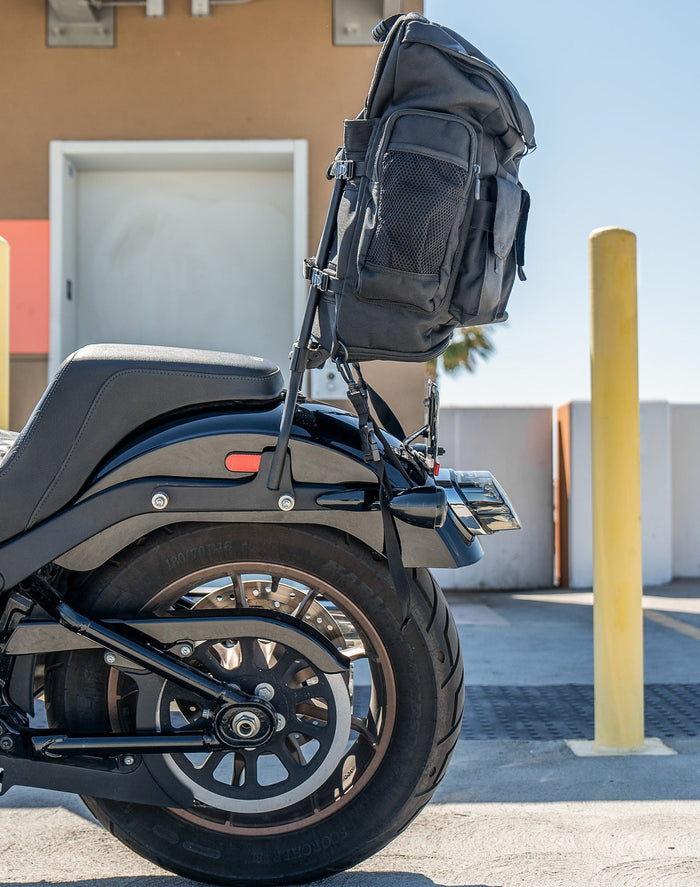 32L - Trident Large Suzuki Motorcycle Backpack Lifestyle Vertical