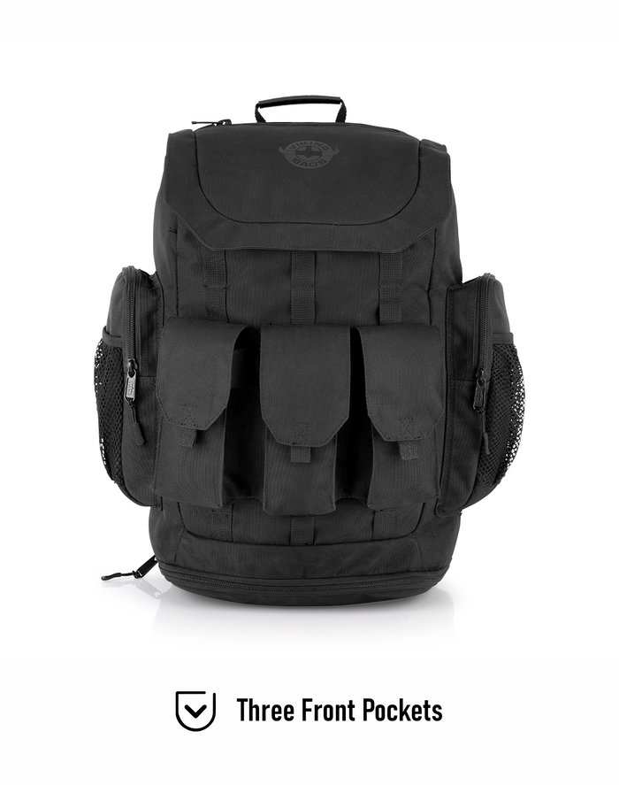 32L - Trident Large Suzuki Motorcycle Tail Bag Three Front Pockets
