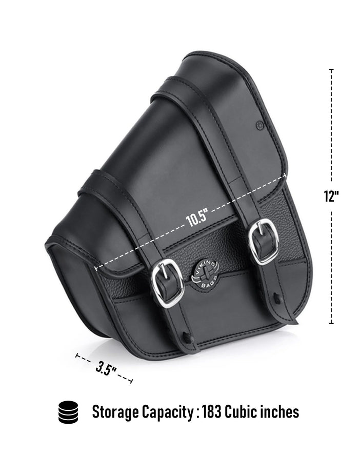 3L - Crafted Harley Sportster Specific Motorcycle Swing Arm Bag Storage Capacity