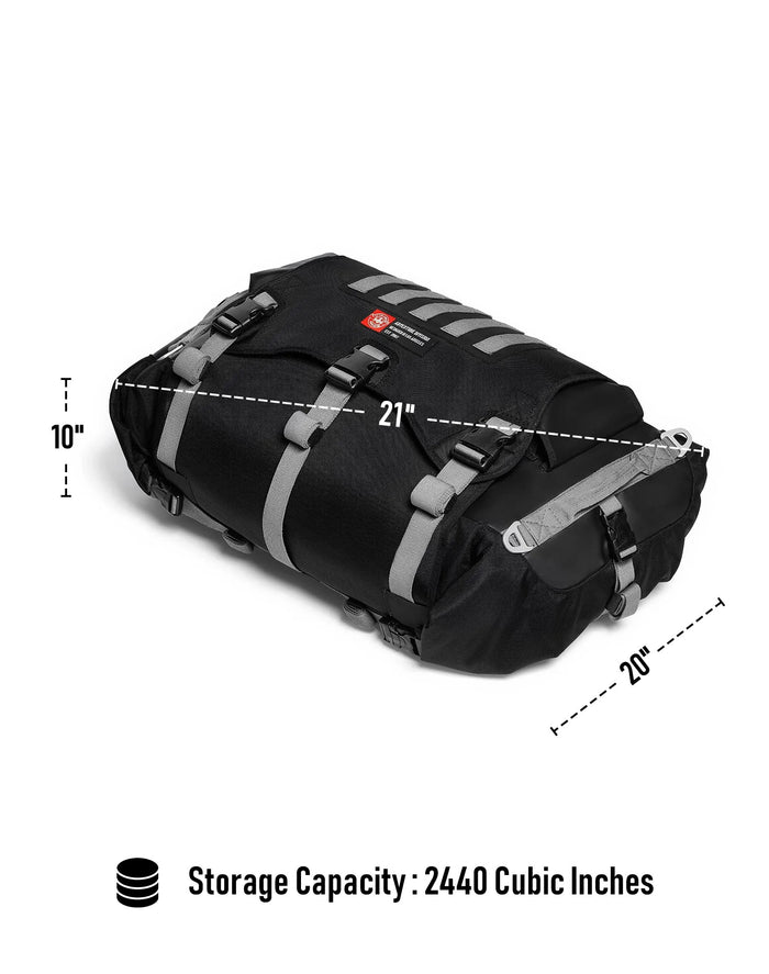40L - Apex Adventure Touring Backpack Storage Capacity