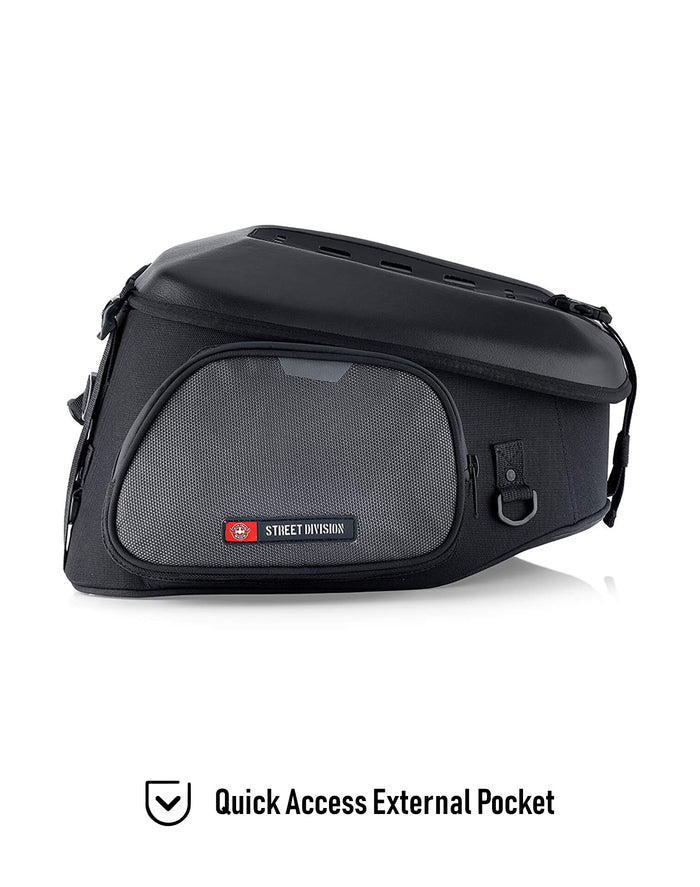 33L - Momentum Extra Large Street/Sportbike Tail Bag External Pockets