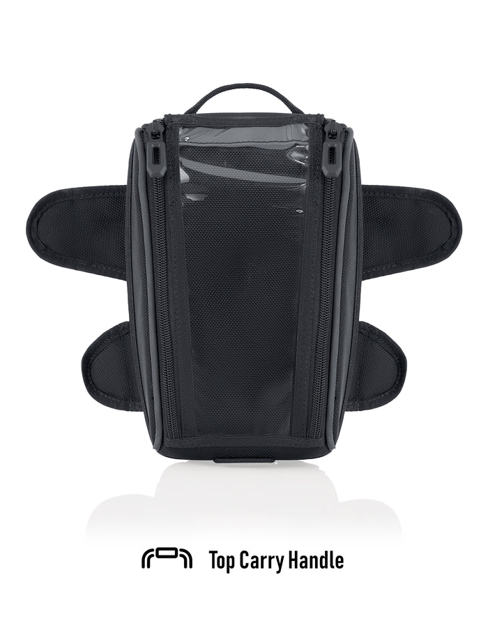 4L - Atlas Magnetic Royal Enfield Motorcycle Tank Bag Top Carry Handle
