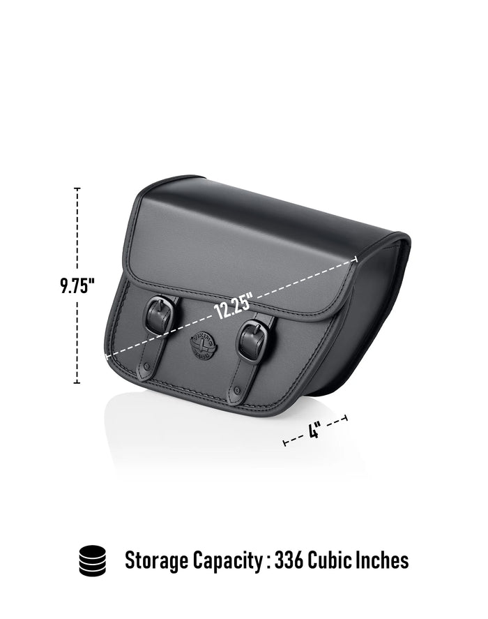 5L - Bront Triumph Bonneville T120 Leather Motorcycle Solo Saddlebag Storage Capacity