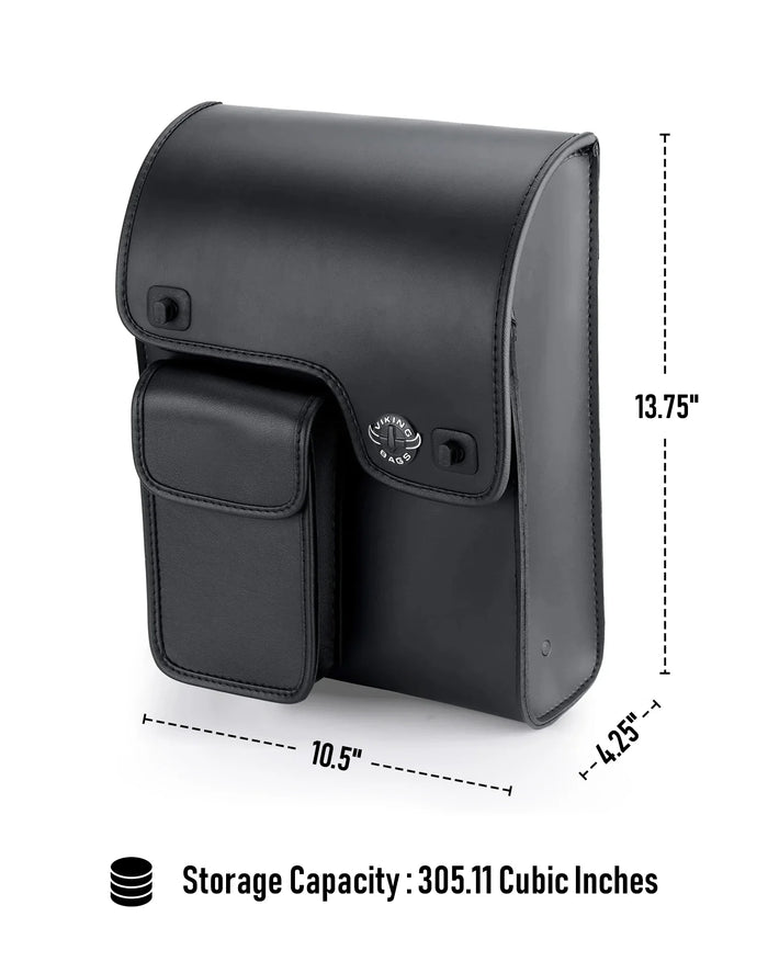 5L - Fatman Motorcycle Solo Bag For Harley Softail Storage Capacity