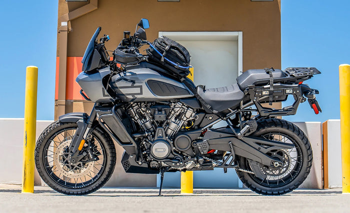 7L - Apex ADV Touring Backpack with Hydration Pack for Harley Davidson Life Style Photo @expand