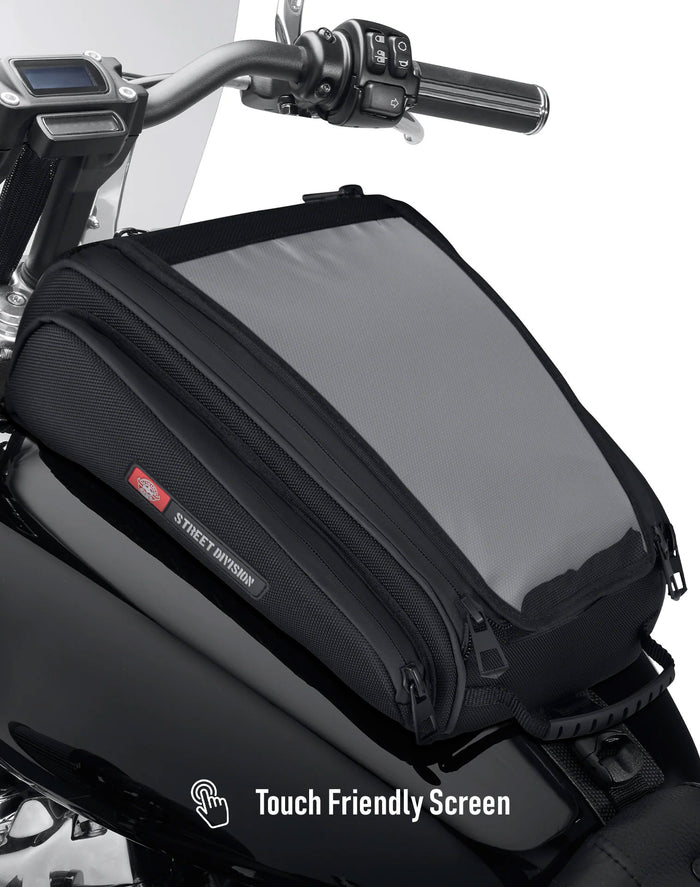 9L - Voyage Motorcycle Tank Bag for Harley Softail Touch Friendly Screen