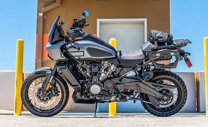 8L - Odyssey Harley Davidson ADV Touring Tailpack Life Style Photo @expand
