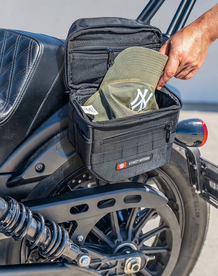 8L - Patriot Small Indian Scout Bobber Throw Over Saddlebags