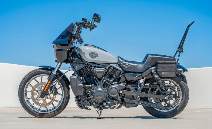 8L - Patriot Small Throw Over Saddlebags for Harley Nightster RH975/S Lifestyle @expand