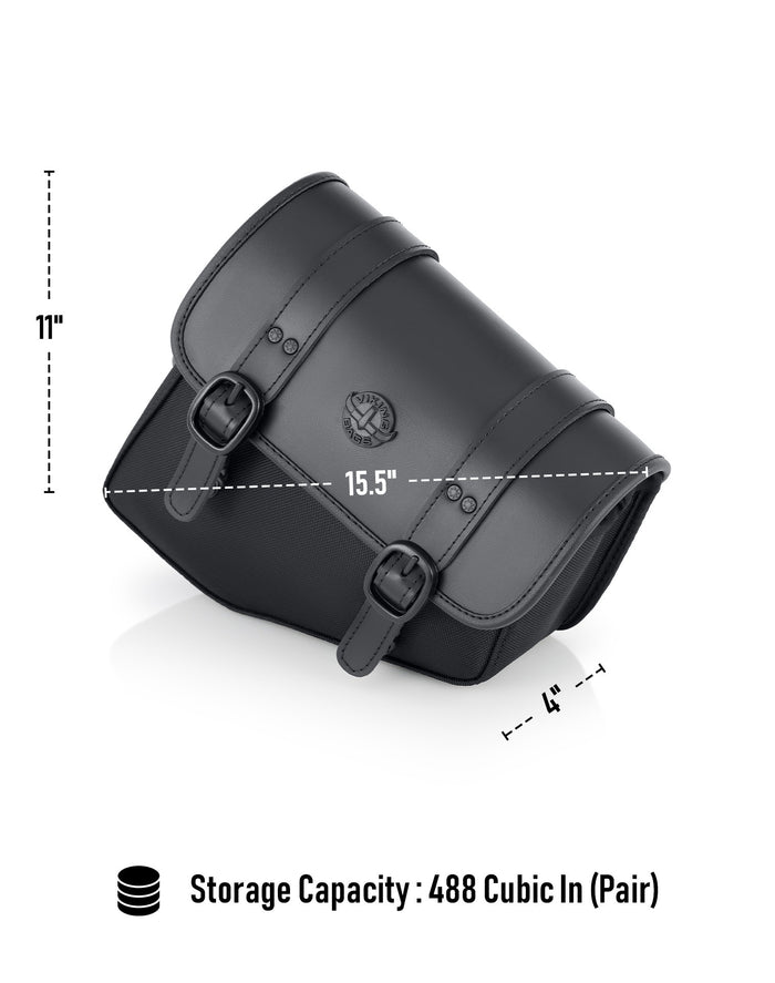 8L - Pony Indian Scout Sixty Bobber 2025+ Leather Motorcycle Saddlebags Storage Capacity