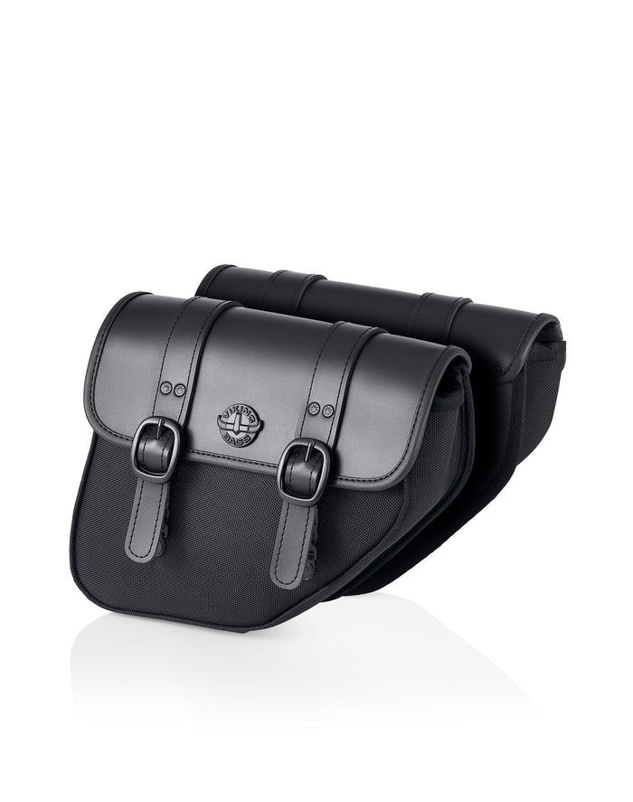 8L - Swift Small Leather Saddlebags for Harley Dyna Wide Glide FXDWG/I Main View