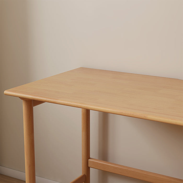 Achilles 80cm/100cm FAS-Graded Solid American Oak Wood Desk/Table Natural Wood Color
