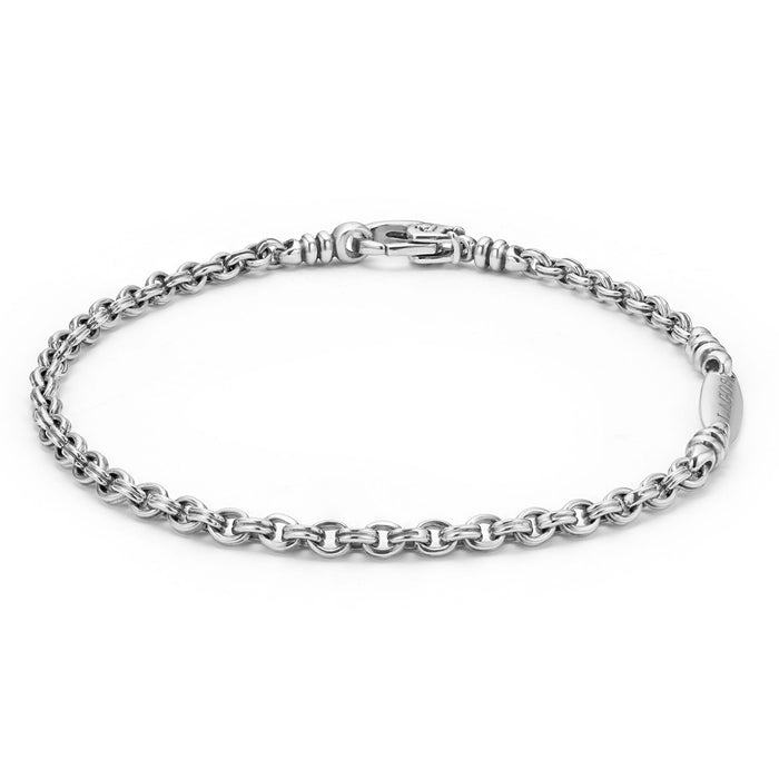Front view of Anthem Double Link Chain Bracelet in 3mm