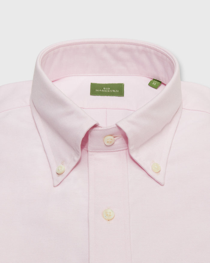 Button-Down Dress Shirt in Light Pink Oxford