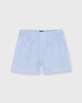 Button-Front Boxer Short in Sky Oxford