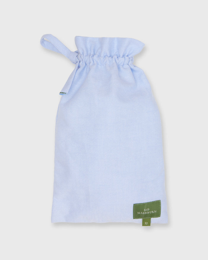 Button-Front Boxer Short in Sky Oxford