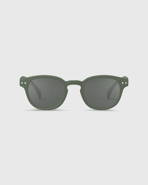 #C Sunglasses in Kaki Green