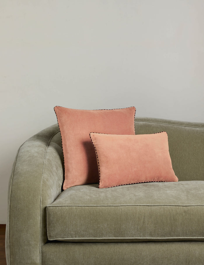#color::blush #style::square #style::lumbar #fill::pillow-cover-only #fill::with-feather-down-insert