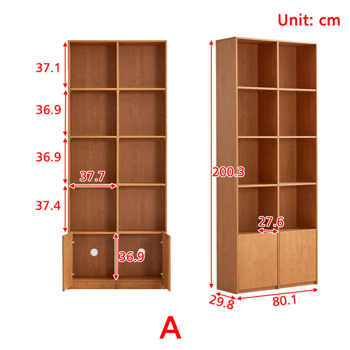 Callan Expandable Corner Bookcase Modular Display Shelf & Storage