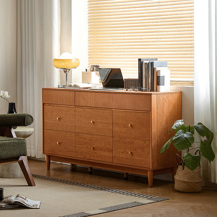 Caroline Multi-Drawer High-Leg Bedside Storage Cabinet for Home Multiple Size