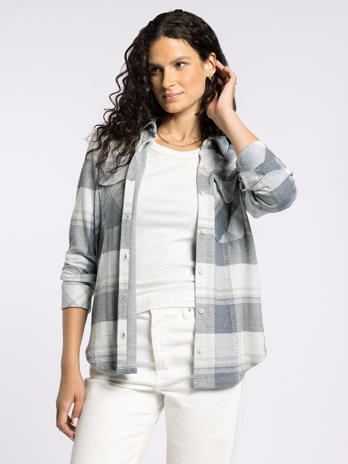 GREY BEIGE PLAID / XS