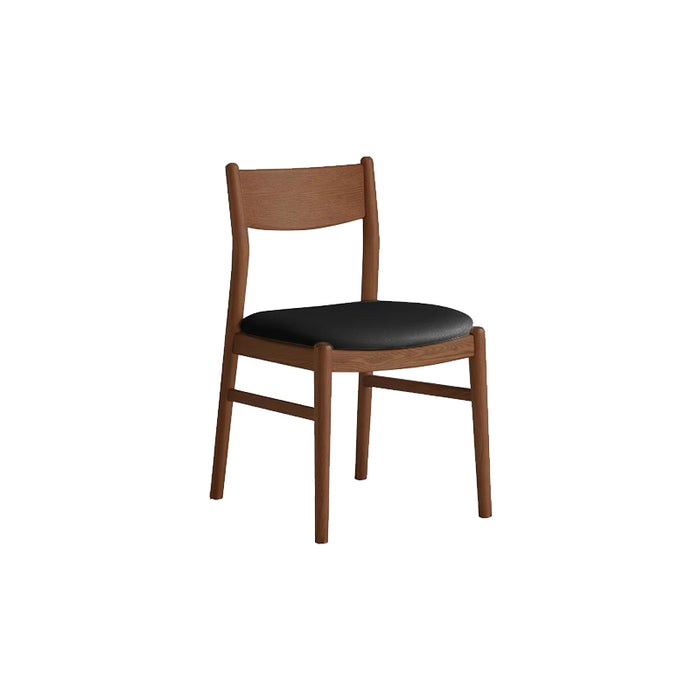 Cecilia Armless FAS-Graded Solid American Oak Wood Chair/Dining Chair with Upholstered Seat Cushion