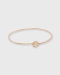 Circle Hook Bracelet Gold Plated