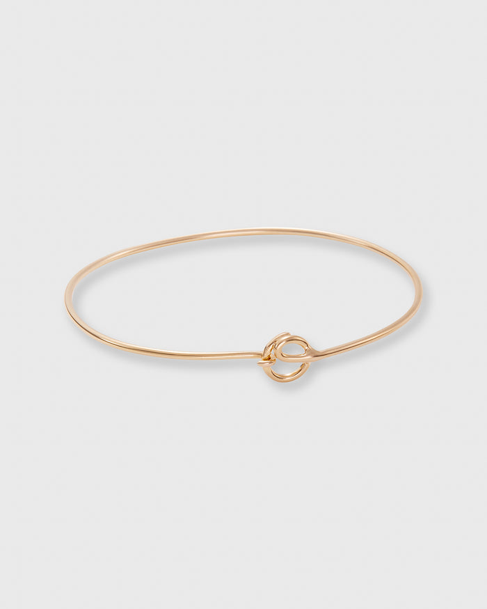Circle Hook Bracelet Gold Plated