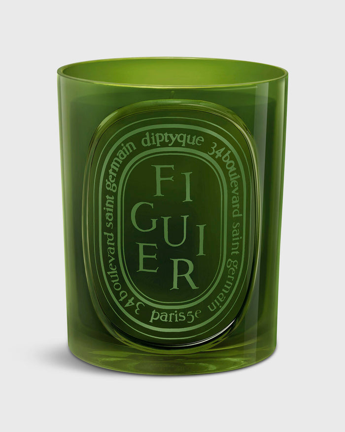 Colored Scented Candle in Figuier