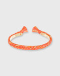 Copacabana Thin Braided Bangle Geranium Orange