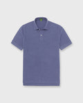 Court Polo in Heather Twilight Pima Pique