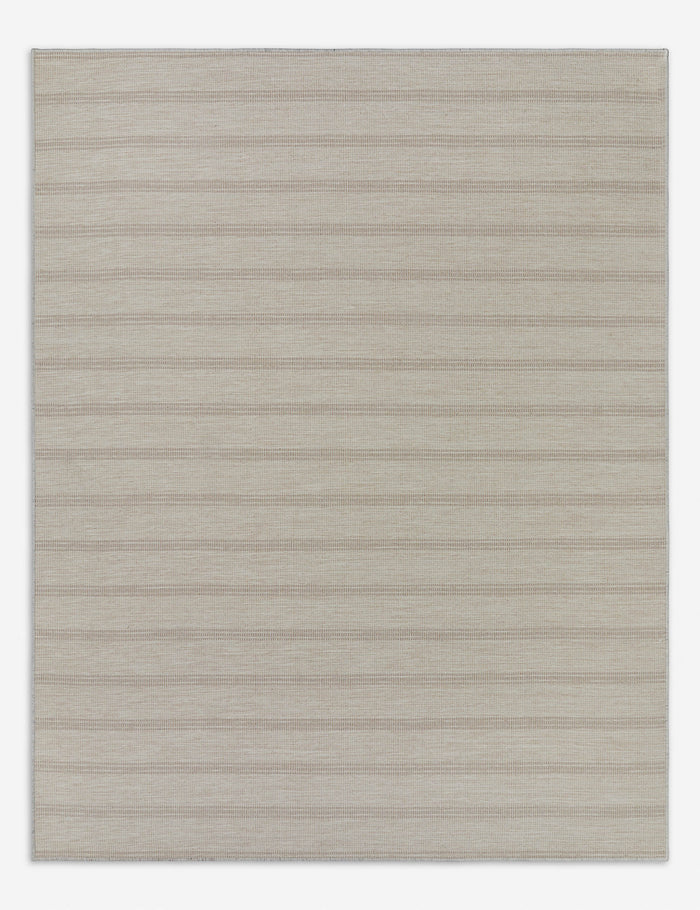 Custom Cheyenne Flatweave Wool Rug, Parchment