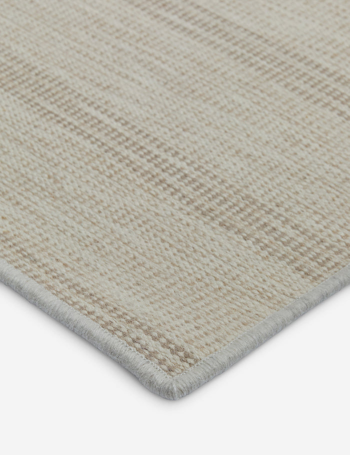 Custom Cheyenne Flatweave Wool Rug, Parchment