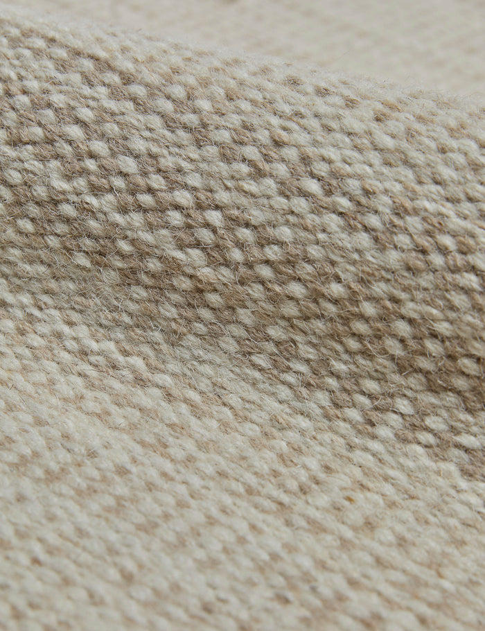 Custom Cheyenne Flatweave Wool Rug, Parchment