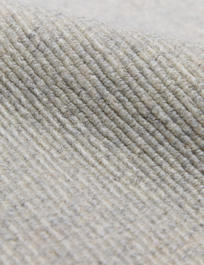 Custom Polina Flatweave Wool Rug, Cloud