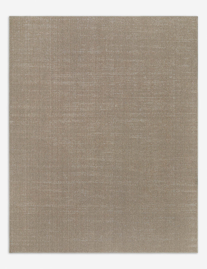 Custom Polina Flatweave Wool Rug, Weathered Oak