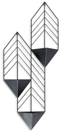 Dashney Black Wall Planter