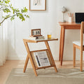 Dawson Z-shaped Bamboo Frame Side Table Multiple Color