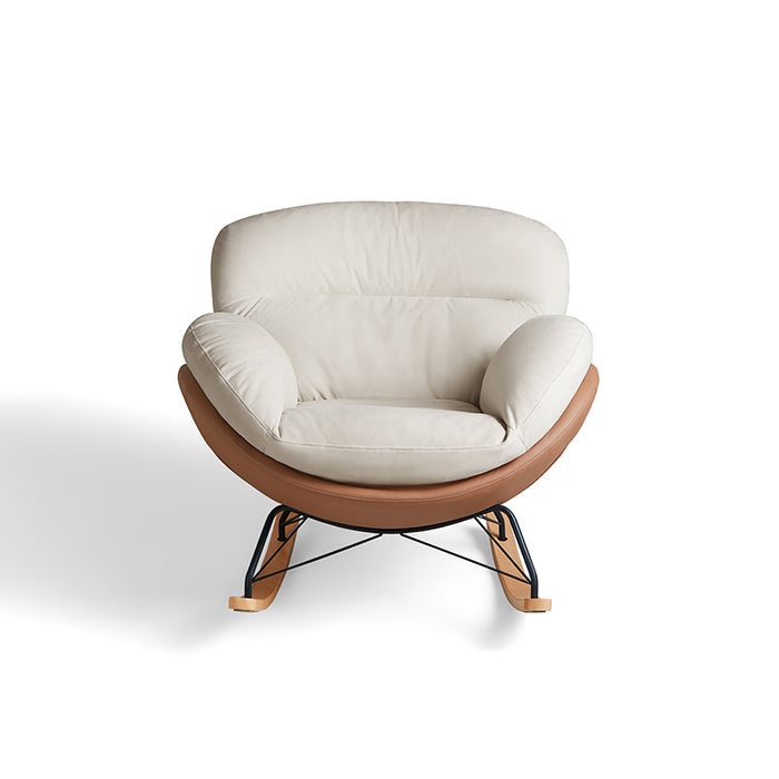 Deborah Single Rocking Chair/Lazy Sofa Jacquard Fabric/Cotton Flannel Fabric