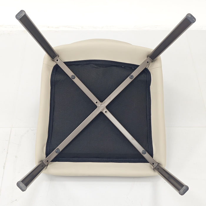 Dining Chairs PU Leather Padded Seat /Carbon Steel Frame/High-resilience Foam