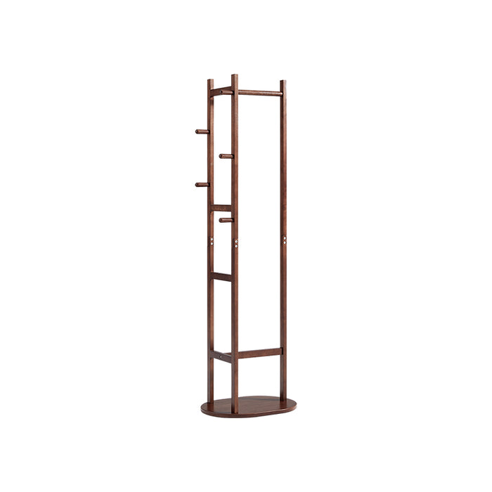 Donovan Rubberwood Clothing Racks Hanger/Stylish Entryway Coat Rack with Shelf Multiple Size