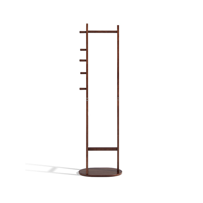 Donovan Rubberwood Clothing Racks Hanger/Stylish Entryway Coat Rack with Shelf Multiple Size