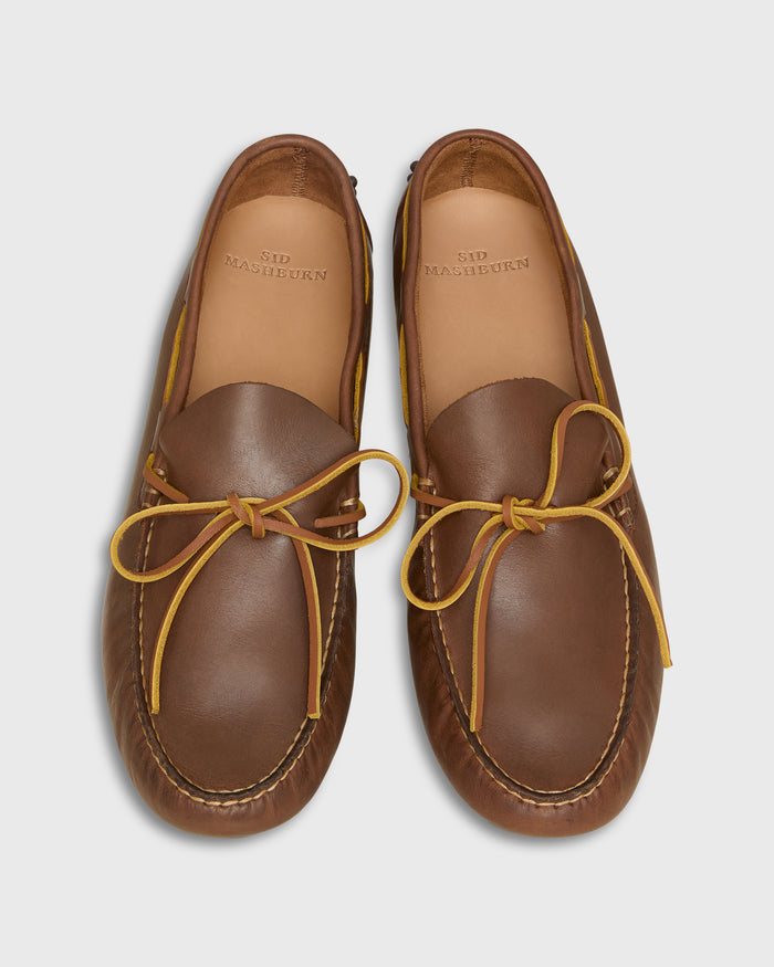 Driving Moccasin in Chocolate Leather