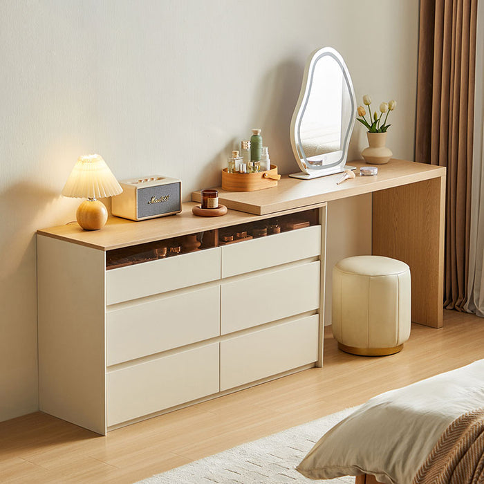 Eleanor 3-Drawer/6-Drawer Single/Double Bedroom Vanity Table with Drawer and Stool/Dressing Table Set