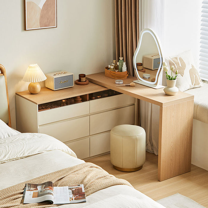 Eleanor 3-Drawer/6-Drawer Single/Double Bedroom Vanity Table with Drawer and Stool/Dressing Table Set