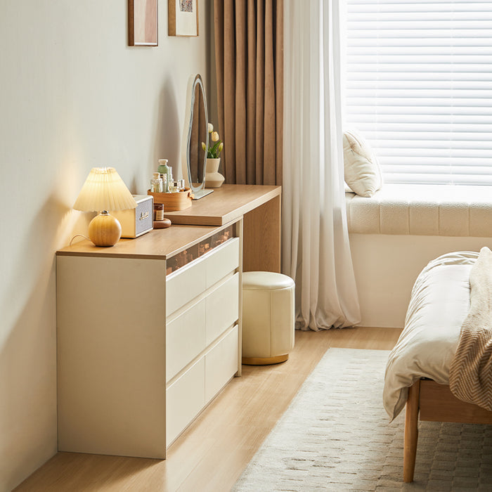 Eleanor 3-Drawer/6-Drawer Single/Double Bedroom Vanity Table with Drawer and Stool/Dressing Table Set