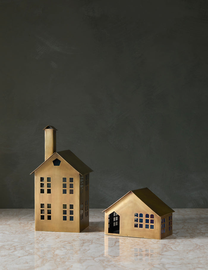 #color::brass | Elodie metal mantel houses